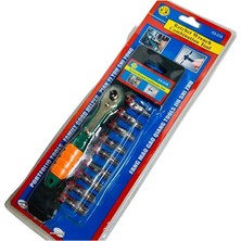 SLD-1012 12 Parça Kaliteli Cırcır Lokma Seti Standlı