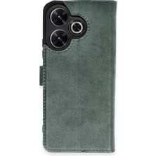 Redmi 13 4g Kılıf S Kapaklı Kılıf - Yeşil