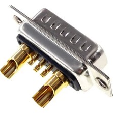 5+2 D-Sub Erkek Konnektör