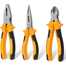 160 mm Pense 160 mm Kargaburun 160 mm Yan Keski 3 Lü Konbine Set