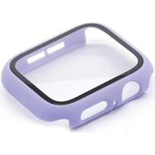 Watch 38MM Camlı Kasa Ekran Koruyucu - Lila