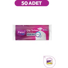 Güçlü Çöp Torbası Küçük Boy 30'lu 40 x 50 cm 50 Paket 1 Koli