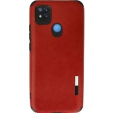 Redmi 9c Kılıf Loop Deri Silikon - Kırmızı