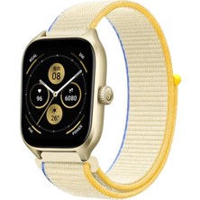 TKÇ Mey Ithalat®  Watch 22MM Hasırlı Cırtcırtlı Kordon - Beyaz