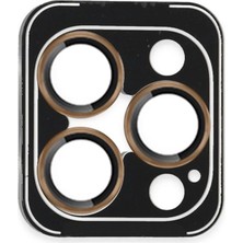 Iphone 16 Pvd Metal Kamera Lens - Gold