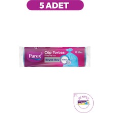 Güçlü Çöp Torbası Büyük Boy 10'lu 65 x 80 cm 5 Paket