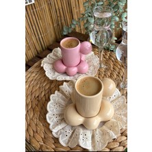 Zeynepin Dükkanı 2 Adet Fırfırlı Pamuk Fisto Sunum Mendil Kokteyl Peçetesi