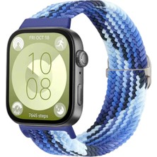 TKÇ Mey Ithalat®  Huawei Fit 4 Star Kordon - Lacivert-Mavi