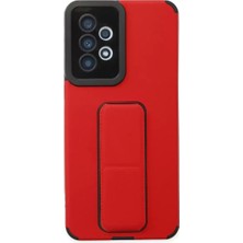 Galaxy A33 5g Kılıf Mega Standlı Silikon - Kırmızı