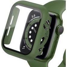 TKÇ Mey Ithalat®   Watch 45MM Camlı Kasa Ekran Koruyucu - Koyu Yeşil