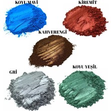 Hobiflex Epoksi Reçine Metalik Sedefli Pigment Toz Boya 50 gr 5'li Set
