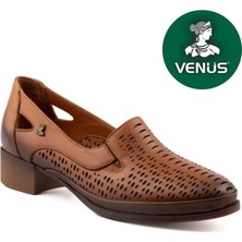 Venüs Vela Hakiki Deri Comfort Ortopedik Kadın Kısa Topuklu Ayakkabı