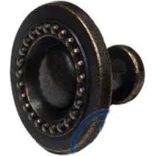 Magicool Dekoratif Zamak Düğme - 23X23MM, Eskitme, 1 Adet