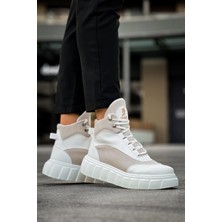 Colezium Yüksek Taban Bot Beyaz