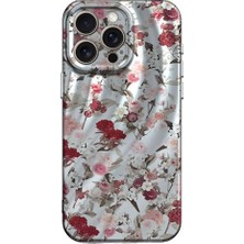 Iphone 14 Kılıf Crew Desenli Kapak - Çiçek