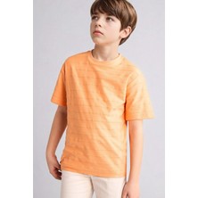 DeFacto %100 Pamuk New Regular Fit Bisiklet Yaka Kısa Kollu Tişört Erkek Çocuk H4313A826HS