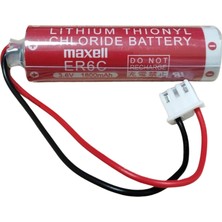 Maxell ER6C 3.6V Aa Size 3 Pın Lithium Pil Soketli
