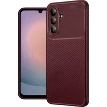 Galaxy A26 Kılıf Auto Focus Karbon Kapak - Bordo