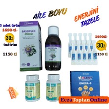 4lü Aile Boyu Vitamin Omega3-Probıotıc-Passıflex Mood
