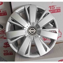 Yk Nissan Micra / Primera / Almera / Altea / Note 14 Inç Uyumlu Jant Kapağı 4'lü Takım Amblem Hediyeli