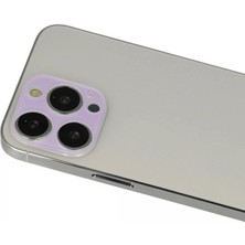 Iphone 13 Rainbow Kamera Lens Koruma Cam - Mor