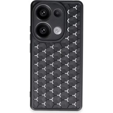 Redmi Note 13 5g Kılıf Petek Silikon Kapak - Siyah