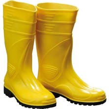 Renas Store Gezer Pvc Uzun Çizme 44 Numara Sarı Renkli Hafif ve Dayanıklı Malzeme ile Konforlu Kullanım