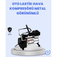 Alemdar Pazarlama Dc 12V Metal Hava Kompresörü Araç Lastik Şişirme 35L/DK