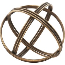 Yargıcı Yuvarlak Metal Dekoratif Obje(15x15 Cm)