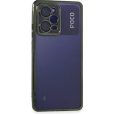 Poco X5 5g Kılıf Lensli Silikon - Yeşil