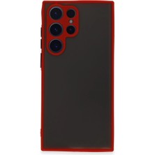 Galaxy S22 Kılıf Montreal Silikon Kapak - Kırmızı