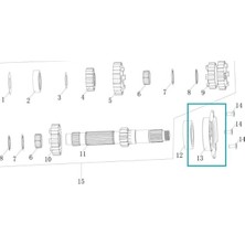 Kove 800X Şanzıman Bilyası