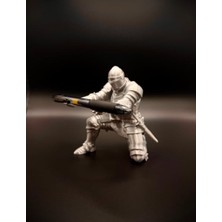 Delixa Ortaçağ Şövalyesi Kalemlik Masa Dekoru! Dekoratif Organizer | & Ev Için Şık Kalem Tutucu, Seçeneği -