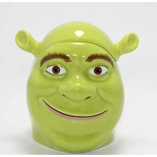 Pileli Store Pilelistore- 3D Shrek Tasarımı Porselen Kupa Bardak (Büyük Boy)