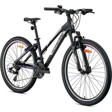 Kron Xc 75 - 26 Mtb Lady - 14' - 21 Vites - V.b - Mat Siyah-Mor/bej