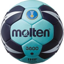 Delixa Molten H3X3800 Poliüretan Elde Dikilmiş Hentbol, 3, Mavi