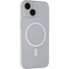 Iphone 15 Tuna Pc Slim Magsafe Kapak - Şeffaf