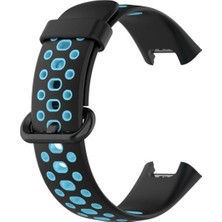 TKÇ Mey Ithalat®   Redmi Watch 2 Spor Delikli Kordon - Siyah-Mavi