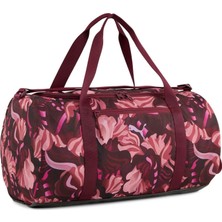 Delixa Kadın Floral Rıbbon Barrel Bag Çantası Ruby Shimmer-Poised Pink-Aop Beden