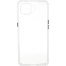 Reno 4 Lite Kılıf Miami Şeffaf Silikon - Şeffaf