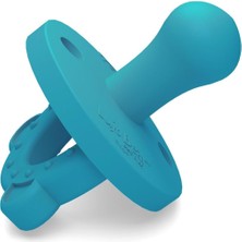 Delixa Safe& Silikon Emzik Diş Kaşıyıcı - Stage 1 - Dişsiz Bebekler Için - Turquoise