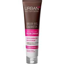 Delixa Argan Yağı & Keratin Kolay Kırılan Saçlara Özel Durulanmayan Bakım Kremi 150 Ml- Vegan