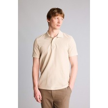 DeFacto Pamuklu Regular Fit Waffle Kısa Kollu Polo Tişört D7932AX26SP