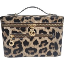 Delixa Aynalı Makyaj Düzenleme Çantası - Fermuarlı Taşıma Kutusu