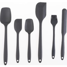 Delixa Wisem 6 Profesyonel Silikon Spatula Seti – Isıya Dayanıklı, Yanmaz Yapışmaz Mutfak Gereçleri – Pasta