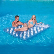 Esranın Dünyası Deniz Yatağı 2 Kişilik Bardaklı Yatak 193X142 cm Bestway - 43055 (Lisinya)