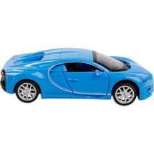Esranın Dünyası Çek Bırak Metal 12 cm Model Araba - Mavi (Lisinya)