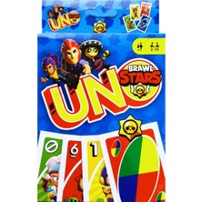 Resimli Uno Brawl Stars Oyun Kartı Mavi