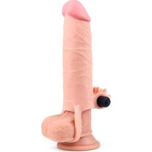 Delixa Truvashop, 6 cm Dolgulu Realistik Penis Kılıfı Uzatmalı Prezervatif