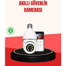 Pileli Store Hareket Algılamalı Kablosuz Akıllı Ev Güvenlik Kamerası